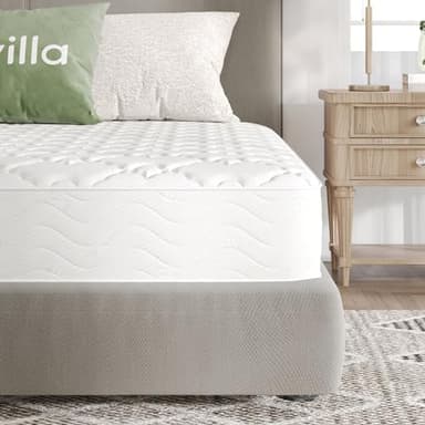 Novilla Matelas à Ressorts ensacés, 140 x 190 cm, 7 Zones, Mousse Confortable, certifié Öko-Tex CertiPUR US, 20 cm