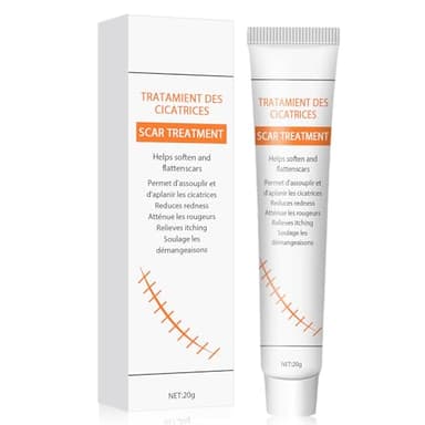 Crème Soin Réparateur 20g, Gel crème Réduit la Visibilité Peaux Marquées, Zones Sensibles ou Fragilisées, Gel silicone Pour une Peau Plus Uniforme et Apaisée