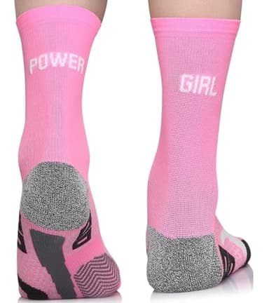 TODO Running Raid Chaussettes de course - modèle Power Girl, rembourrage anti-bulles, pour homme et femme | Marathon | Trail | Jogging
