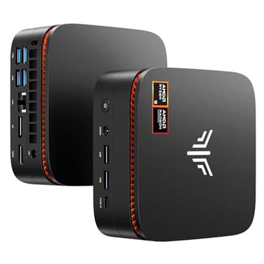 NiPoGi Gust G1 Mini Gaming PC W-11 Pro ΑΜD Ryzen 9 8945HS(8C/16T,à 5.2GHz) 32Go DDR5(16Go*2) 5600MHz/1To M.2 NVMe SSD,Ordinateur de Bureau WiFi6E/BT5.2/4K Triple Display USB4.0 Type-C+DP2.0+HDMI 2.0
