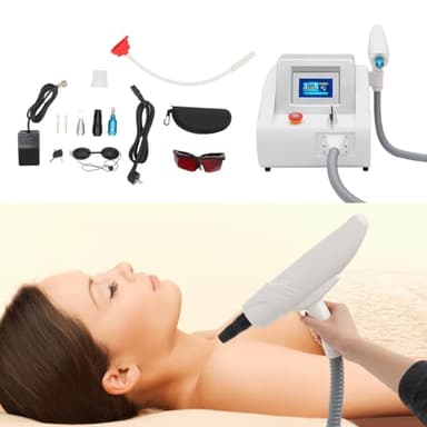 Machine de Beauté Professionnelle Multifonction pour l'élimination des Pigments Dans les Sourcils Machine Laser de Détatouage,Pour Enlever Toutes Sortes de Lignes de Sourcils, Eyeliner