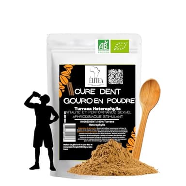 Cure dent Gouro de Cote d'ivoire Aphrodisiaque Puissant et Efficace Vigueur Sexuel Stimulation et Endurance Sexuelle Homme Puissant et Efficace 100%Naturel Tonus Vitalité ELITEA ORIGINAL