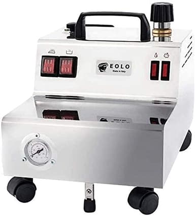 EOLO Nettoyeur Générateur de Vapeur GV05 P Professionnel Nettoyant Assainissant Virucide Désinfection Anticalcaire Economie d’Energie Ecologique Usage Domestique et Professionnel A++ Garantie 5 Ans