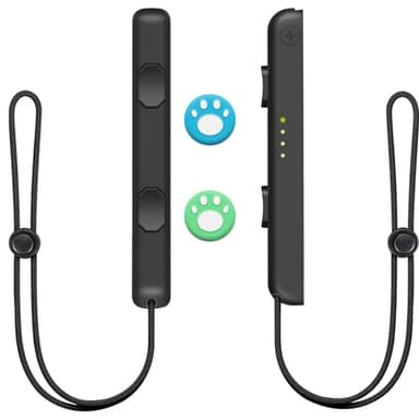 Gaaqii Une paire de Dragonnes Switch Manette Accessoire Switch Dragonne avec 2 Capuchons de Joystick Compatible avec Contrôleur Switch Accessoires