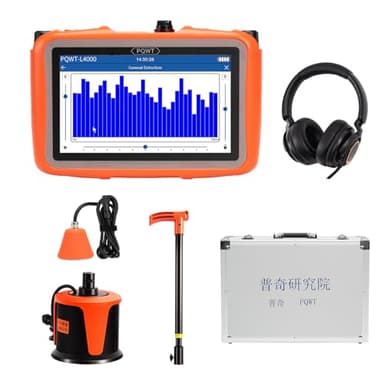 PQWT - Détection de fuite d'eau L4000 pour intérieur et extérieur - 5 mètres (milieu + triangle)