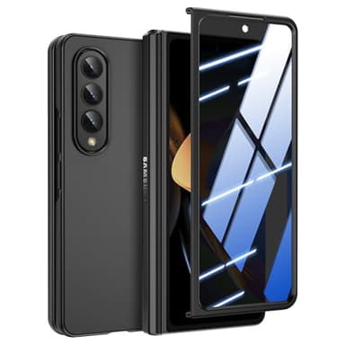Doeshine Coque pour Samsung Galaxy Z Fold 4 avec Mag Safe, [Protection D'écran Privacy], Ultra Mince Hard PC Antichoc Protection Bumper Etui Housse Samsung Galaxy Z Fold 4 5G 2022 (Noir)