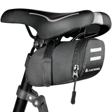 flintronic Sacoche de Selle Vélo, Sacoche Arrière de Vélo avec Réfléchissant, Mini Sac de Queue VTT, Sacoche de Selle Vélo de Route Arrière pour Le Cyclisme en Plein air