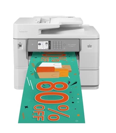 Brother MFC-J6959DW | Imprimante Multifonction Jet d'encre Roll Paper | WiFi et Ethernet | Recto-Verso Automatique | Compatible NFC | Imprime jusqu'à 30 ppm