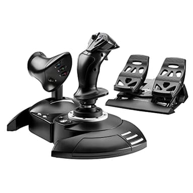 Thrustmaster T.Flight Full Kit X - Manche de vol, pédales d'accélérateur et de direction de haute précision pour Xbox Series X|S, Xbox One et PC