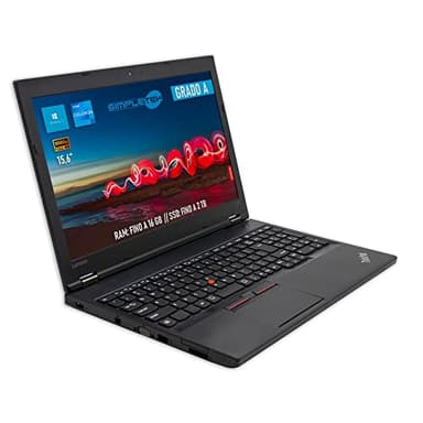 Lenovo Notebook Thinkpad L560 Windows 11 Pro | Écran 15,6" Full HD 8 Go RAM SSD 240 Go | Celeron 1,60 GHz Webcam intégrée LAN Wi-Fi Bluetooth Ordinateur portable d'entreprise (reconditionné)