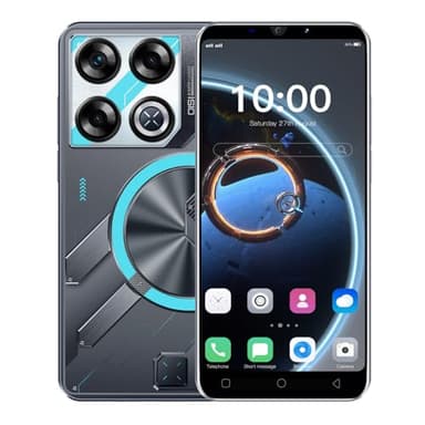 MTGud S23+ Smartphone, écran 5.0”, Android OS, Téléphone Portable à Double SIM, 4 Go ROM, Double Caméra, Bluetooth, GPS, Wi-FI (GT20Pro-Black)