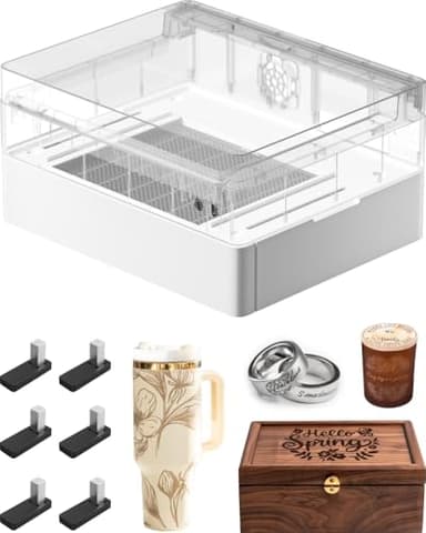 xTool M1 Ultra Base Surélevée avec Panneau en Nid d'Abeille, pour Dissipation Rapide de la Chaleur et Protection du Bureau, Dimensions : 24,4" x 19,6" x 5,5"