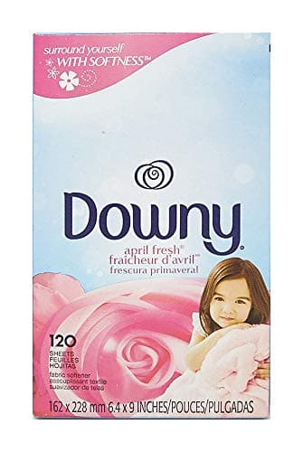 Downy April Fresh Lot de 120 feuilles adoucissantes pour sèche-linge