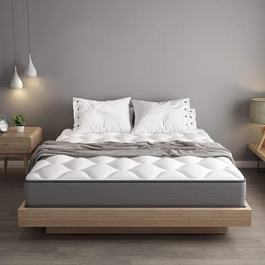 DEWINNER Matelas 140x200,Matelas a Ressort ensachés 20cm Épaisseur,7 Zones Ergonomique, Hypoallergénique,Soutien Optimal(140x200x20cm)
