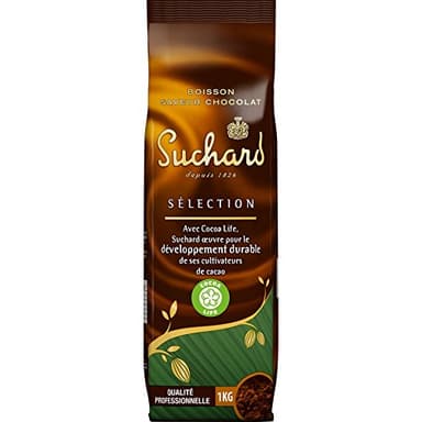Suchard Professionnel, Préparation en Poudre Chocolat 1Kg, Recette Classique