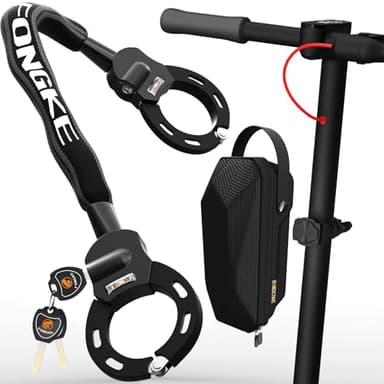 Antivol Trotinette Electrique, Nouvelle Antivol Velo avec Sacoche, Cadenas Trotinette Electrique de Haute Sécurité, Cadenas Velo Antivol, Menottes Antivol pour Xiaomi, Segway, Ninebot, NIU Scooter