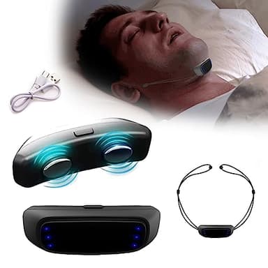 Dispositif Anti Ronflement, Mini Détection Sonore Intelligente Anti-ronflement Electrique pour Améliore la Qualité du Sommeil et Soulage la Fatigue