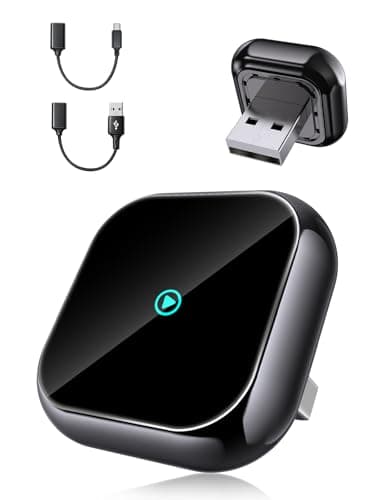 SEATOGEM DH5 Adaptateur CarPlay sans Fil, Connexion Filaire vers sans Fil avec Type-C/USB, Plug-and-Play avec Connexion Automatique, Compatible avec Les Véhicules à Partir de 2016 et iOS 10+