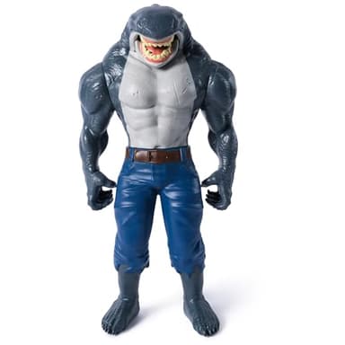 DC Comics Batman Giant Series Figurine d'action King Shark 30,5 cm Super Hero à Collectionner pour garçons et Filles à partir de 3 Ans