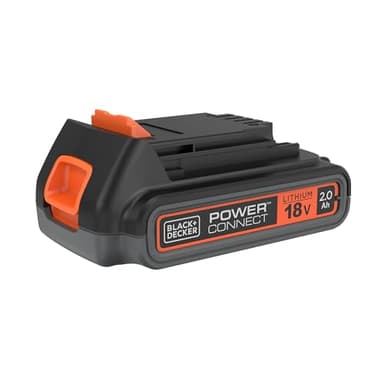 BLACK+DECKER 18V Li-ion 2.0Ah Battery for DIY Work Compatible with BLACK+DECKER 18V DIY Garden Tools Handy Compact Versatile BL2018-XJ