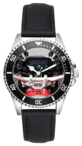KIESENBERG Montre Homme Cadeau pour BMW R1200GS Fans Cockpit Compteur de Vitesse Quartz Analogique Montre-Bracelet L-20819