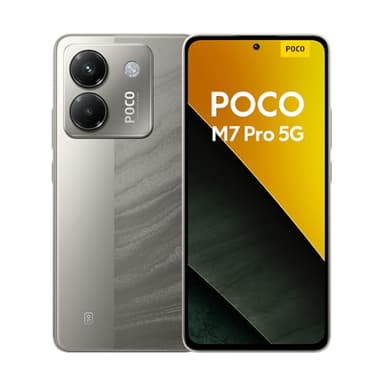 POCO M7 Pro 5G Smartphone, 8+256GB, Argent, Appareil Photo Sony 50MP avec OIS, Batterie 5110mAh, Charge Turbo 45W, Écran AMOLED 120Hz (Chargeur Non Inclus)
