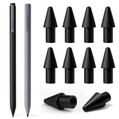Lot de 10 pointes de stylo de rechange pour Remarkable Paper Pro/Pro Move – Sensation de papier améliorée et glisse lisse