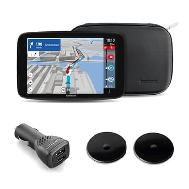 TomTom GO Expert 7 Plus Premium Pack GPS pour Poids Lourd (écran 7 Pouces, Planification de Parcours et Points d'intérêt pour Grands véhicules, TomTom Traffic, Cartes du Monde) - Nouveau Logiciel