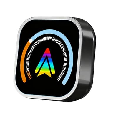 Adaptateur de voiture sans fil CarPlay Android 5.8 2.4 GHz Dual Band Wi-Fi Mini design avec fonction de refroidissement inclus USB C et USB A pour voiture avec câble CarPlay Android Auto