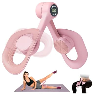 Appareil De Musculation Des Cuisses avec Compteur, Antidérapant et rotation à 360° Entraîneur de Muscle Pelvien Appareil de Musculation Jambes Et Des Cuisses Pour Maison, Femmes Et Homme Wo Men