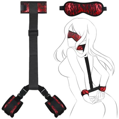 Sex Toýs Femme Couple BDSM Menottes Sex Lit SM Kits de Bondage Menottes Sexy Érotique Jouets Sexuels Jeux Sexuelle Adulte Couple Sextoys Couple Plaisir