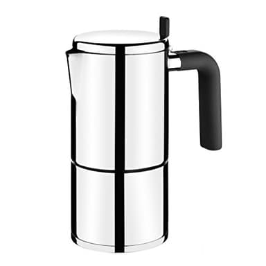 BRA Bali | Cafetière Italienne, Acier Inoxydable, 18/10, 10 Tasses