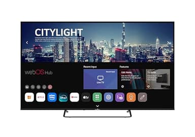 Smart Tech TV LED 4K UHD 55' (139 cm) Smart TV Web OS-55UW02K3- Molotov, Netflix, Prime Video, Disney+ - 3xHDMI - 2xUSB - HDR- Dolby Audio
