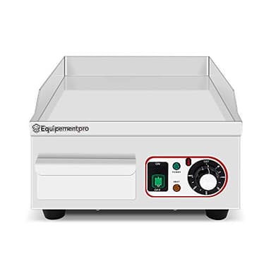 Plancha Électrique Professionnelle EG-360 – 2000W avec Plaque de Cuisson 36 cm – Gril Électrique Compact en Inox pour Snack & Cuisine Pro – Equipementpro