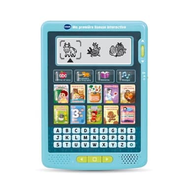 VTech - Ma Première Liseuse Interactive - Histoires à Lire et Écouter - Liseuse Enfant avec Écran Animé, Musique et Jeux Éducatifs - Jeu Lecture - Cadeau Enfant de 3 Ans à 7 Ans - Contenu en Français