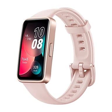 HUAWEI Band 8 Montre Connectée,Écran Tactile sans Bordure,Suivi du Sommeil,100+ Modes d'entrainement,Charge Rapide,Longue durée,10000+Cadrans au Choix,Étanche,Compatible avec iPhone et Android,Rose