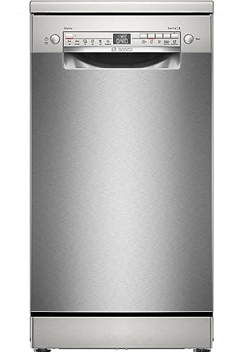 Bosch SPS2HKI58E, Série 2, Lave-vaisselle pose-libre, 45 cm, 10 couverts, Home connect, Inox