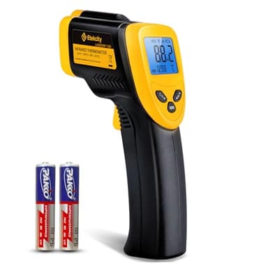 Etekcity Thermomètre infrarouge de -50 à +610 °C, pyromètre numérique infrarouge sans contact, éclairage LCD (pas pour les humains) pour cuisine/four à pizza/congélateur/industrie