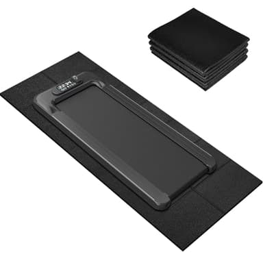 MAXVINI Tapis de protection de sol pour appareil de fitness, 160x75 cm, 6 mm d'épaisseur Tapis de fitness pliable en PVC pour moquettes et parquets, antidérapant et imperméable, compatible avec tapis