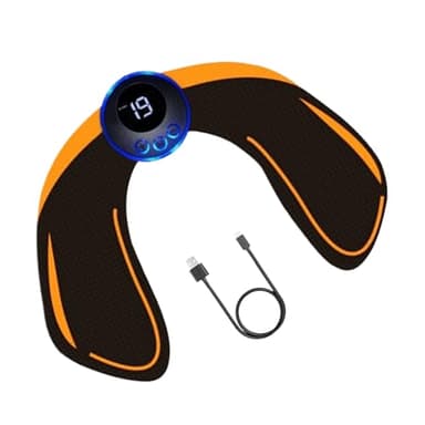Rrlihjgu 25,5x20,5 Cm Machine De Levage De Fesses Portable,Electrostimulateurs Musculaire Fessier,Équipement d'exercice Et De Fitness avec 19 Modes Outil D'entraînement De Force pour Homme Et Femme,