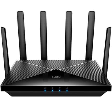Cudy Routeur Interne P5 5G NR SA NSA WiFi 6, AX3000 Dual SIM 5G, Qualcomm IPQ5018, SDX62, 4 x 4 MIMO, antennes Amovibles, Verrouillage de Bande, VPN, Zerotier, Cloudflare