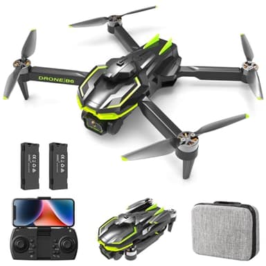 Drone avec Camera 1080P HD pour Enfant et Adulte, Moteur Sans Balais Mini FPV Drone 36mins Longue Durée Vol/Démarrage en un Clic/Maintien d'Altitude, Jouet Cadeau pour Hommes et Garcon, Moins de 250g