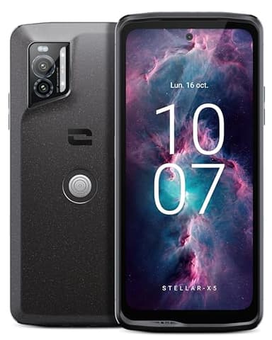 CROSSCALL Stellar-X5 - Smartphone débloqué 5G - Garantie 5 Ans - Écran 6,4" - Android 13 - Caméra arrière : 50 Mpx/Avant : 16 Mpx