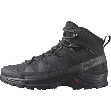 Salomon Quest Rove Gore-Tex Chaussures Imperméables d'extérieur pour Homme, Design spécial grande randonnée, Protection outdoor, Fiabilité et performance, Black, 43 ⅓