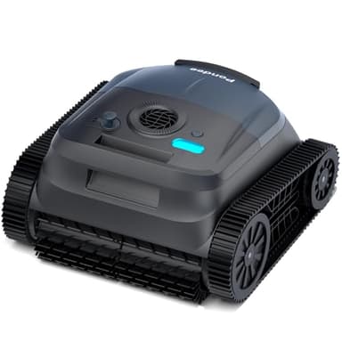 Pondee X5 Robot Piscine Fond et Parois, Ligne d'eau, Aspirateur Piscine sans Fil, Planification Intelligente, Autonomie de 180 Min, 4 Modes, Smart Precision Docking™, Idéal pour les Piscines de 300 m²