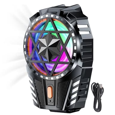 Radiateur de téléphone portable - Radiateur de téléphone portable rechargeable, refroidisseur Gaminng à faible bruit | Ventilateur de téléphone portable pour jouer à des jeux, regarder des vidéos