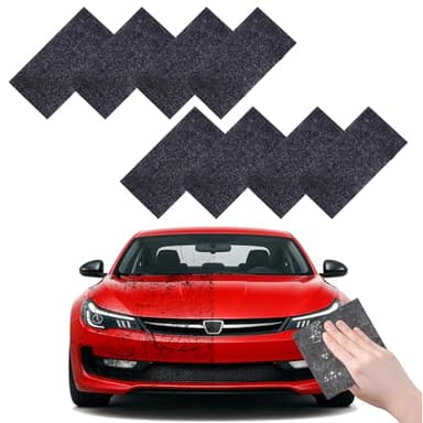 Chenzvora 8 pièces Nano Sparkle Cloth,Nano Magic Cloth Efface Rayure Voiture Réparer,Efface Rayures Chiffon Voiture,Réparation Efficace des éraflures pour Polissage de Surface,Enlever Taches d’Eau