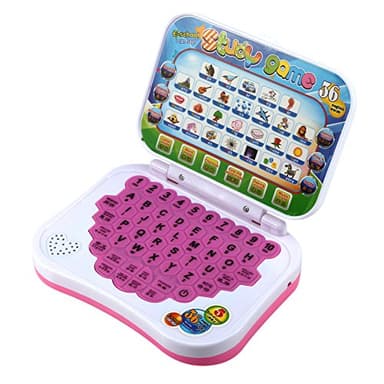 Ordinateur Portable Jouet pour Enfants, Jouet d'ordinateur Portable d'enfants, Jeu d'ordinateur Portable de Jouet d'étude d'apprentissage éducatif bilingue, Computer Laptop Toy for Kids