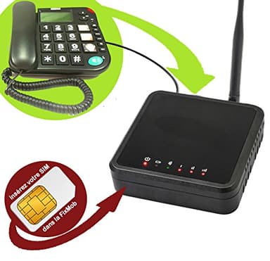 AVRIL-2022 désormais en 4G La FixMob Innovation Mobiho-Essentiel - Transformez Votre combiné Fixe en Mobile en branchant Simplement à la Fixmob - DEBLOQUE
