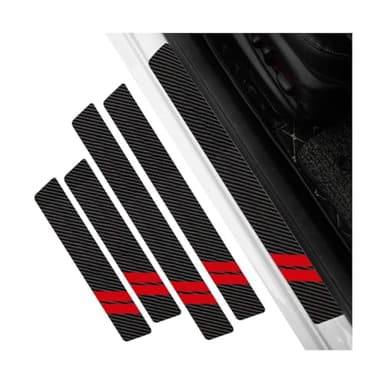YIFANFENGSHUN 4 Pièces Protection Seuil de Porte de Voiture pour Renault Captur II I 2020-2024, Anti-Rayures Seuil Portière Voiture Voiture Plaques Seuil Porte,A